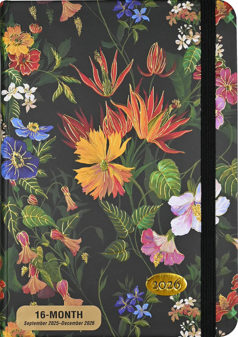 Floral Paradise 2026 Engagement Calendar front cover by Peter Pauper Press, ISBN: 1441345523