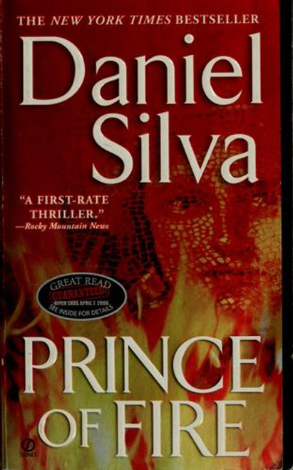 Prince of Fire front cover by Daniel Silva, ISBN: 0451215737 Prince of Fire front cover by Daniel Silva, ISBN: 0451215737