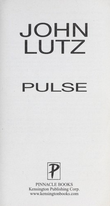 Pulse front cover by John Lutz, ISBN: 0786020288 Pulse front cover by John Lutz, ISBN: 0786020288