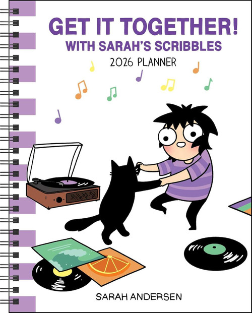 Sarah's Scribbles 2026 Monthly/Weekly Planner front cover by Sarah Andersen, ISBN: 1524898783