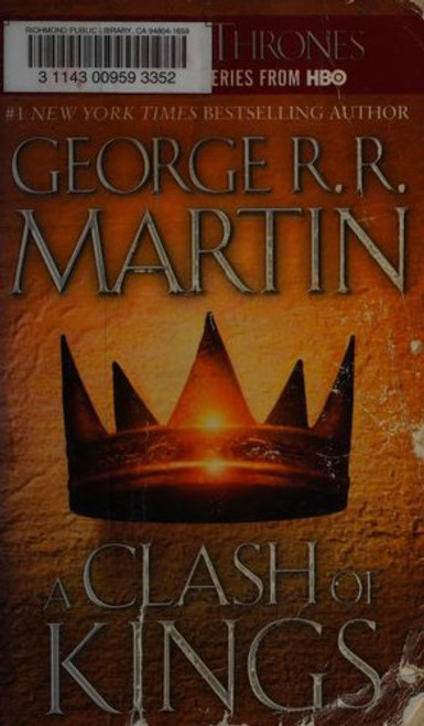 A Clash of Kings 2 Song of Ice and Fire front cover by George R.R. Martin, ISBN: 0553579908