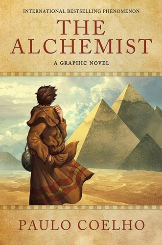 The Alchemist: A Graphic Novel (an illustrated interpretation of The Alchemist) front cover by Paulo Coelho, ISBN: 0062024329