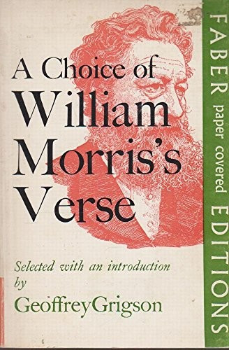 A Choice of William Morris' Verse front cover by William Morris, ISBN: 0571089801