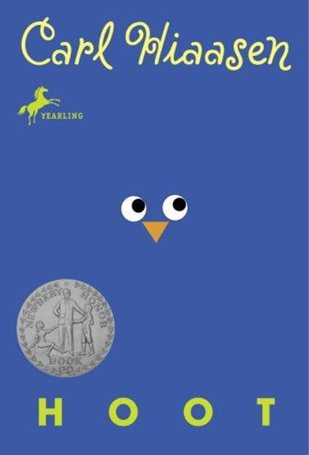 Hoot front cover by Carl Hiaasen, ISBN: 0440419395