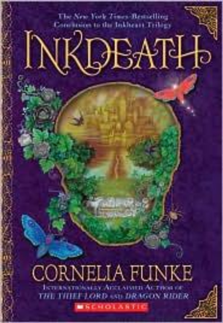 Inkdeath 3 Inkheart front cover by Cornelia Funke, ISBN: 0439866294
