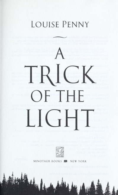 A Trick of the Light 7 Inspector Gamache front cover by Louise Penny, ISBN: 1250007348