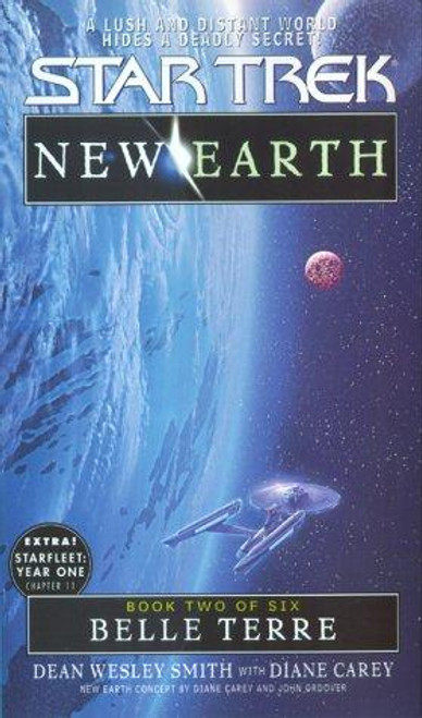 Belle Terre 2 Star Trek New Earth front cover by Dean Wesley Smith, ISBN: 0671042971