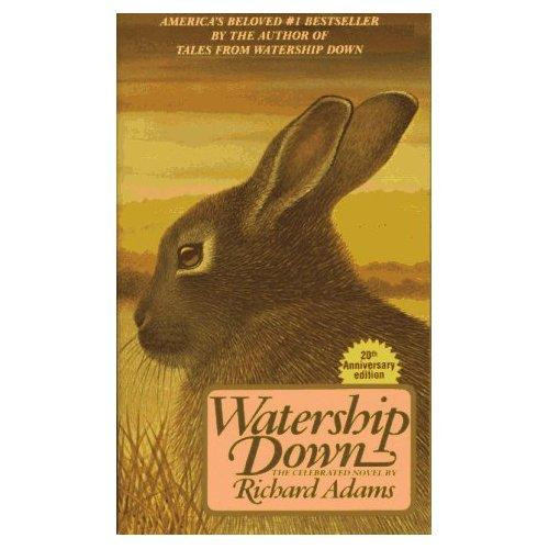 Watership Down front cover by Richard Adams, ISBN: 0380002930