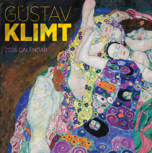 Gustav Klimt 2026 Wall Calendar front cover by Gustav Klimt,Pomegranate, ISBN: 1087511283