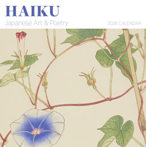 Haiku: Japanese Art and Poetry 2026 Wall Calendar front cover by Pomegranate, ISBN: 1087511585