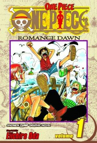 East Blue 1 One Piece front cover by Eiichiro Oda, ISBN: 1569319014
