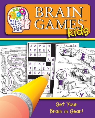 Brain Games Kids 4 front cover by Publications International, ISBN: 1450820727