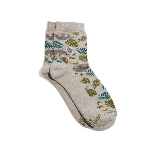 Socks that Protect Sloths - Unisex S men's 4-8, women's 5-9 front cover