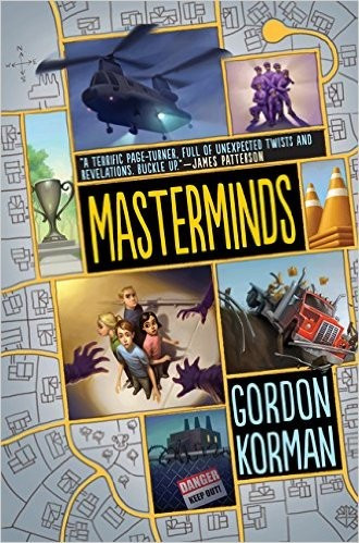 Masterminds 1 front cover by Gordon Korman, ISBN: 0062299964