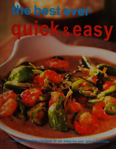 The Best Ever Quick & Easy front cover by Parragon, ISBN: 1405460385