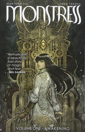 Awakening 1 Monstress front cover by Marjorie Liu, Sana Takeda, ISBN: 1632157098
