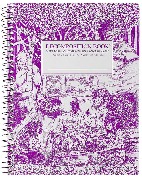 Fairy Tale Forest Coilbound Decompositon Book front cover, ISBN: 1412416604