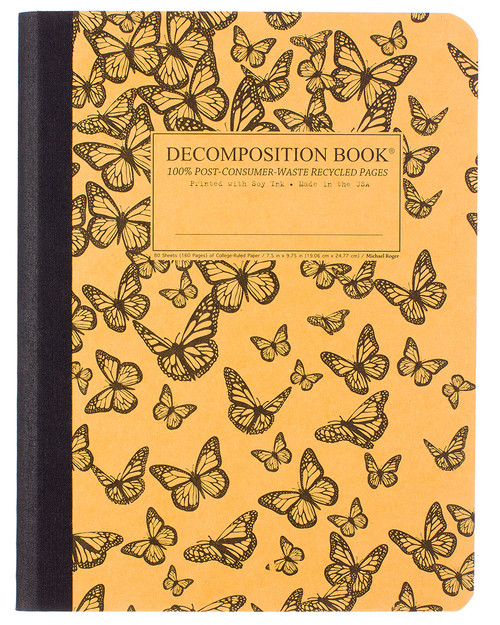 Monarch Migration Decomposition Book Lined front cover, ISBN: 1401533086