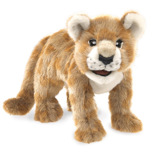African Lion Cub Hand Puppet front cover