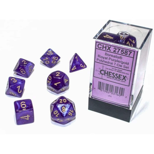 Borealis Royal Purple/Gold 7-Die Set front cover