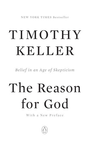 The Reason for God front cover by Timothy Keller, ISBN: 1594483493