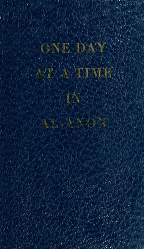 One Day at a Time In Al-Anon front cover by Al-Anon, ISBN: 0910034214