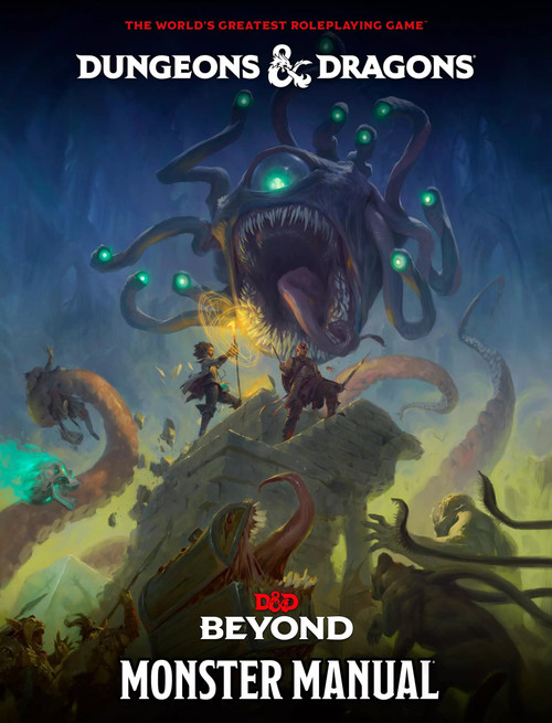 Dungeons & Dragons 2024 Monster Manual (D&D Core Rulebook) front cover, ISBN: 0786969547