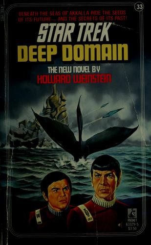 Deep Domain 33 Star Trek front cover by Howard Weinstein, ISBN: 0671633295