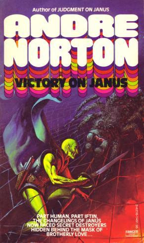 Victory on Janus front cover by Andre Norton, ISBN: 0449242161