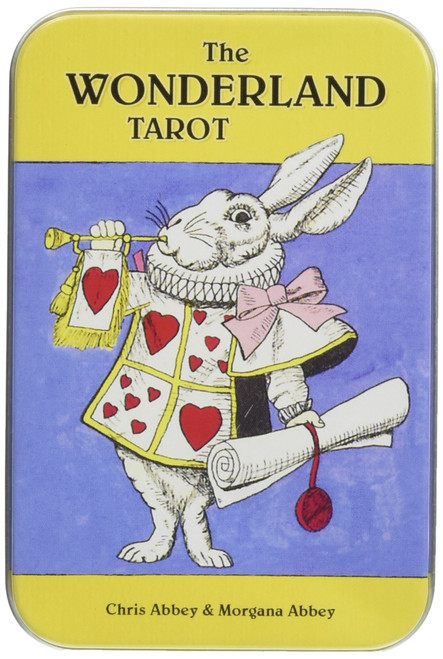 The Wonderland Tarot in a Tin front cover by Chris Abbey,Morgana Abbey, ISBN: 1572818794