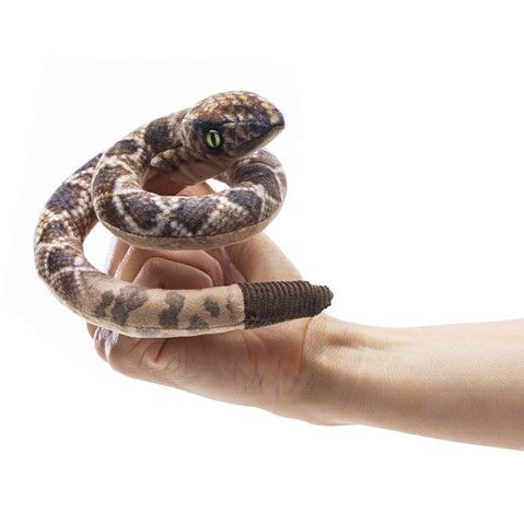Rattlesnake Finger Puppet front cover