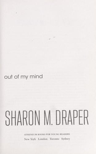 Out of My Mind front cover by Sharon M. Draper, ISBN: 1416971718