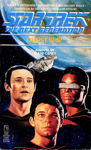 Ghost Ship 1 Star Trek: The Next Generation front cover by Diane Carey, ISBN: 0671746081