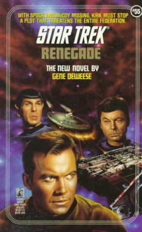 Renegade 55 Star Trek front cover by Gene DeWeese, ISBN: 067165814X