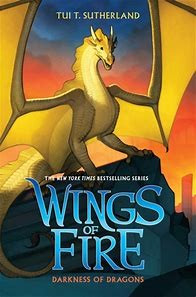 Darkness of Dragons 10 Wings of Fire front cover by Tui T. Sutherland, ISBN: 0545685486