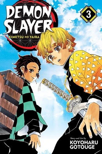 3 Demon Slayer: Kimetsu no Yaiba front cover by Koyoharu Gotouge, ISBN: 1974700542