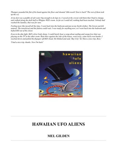 Hawaiian U.F.O Aliens front cover by Mel Gilden, ISBN: 0451450752