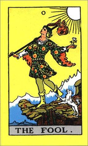 Miniature Rider Waite Smith Tarot Deck front cover by Arthur Edward Waite, ISBN: 0913866598