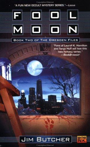 Fool Moon 2 Dresden Files front cover by Jim Butcher, ISBN: 0451458125