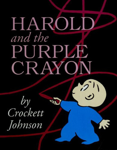Harold and the Purple Crayon 50th Anniversary Edition front cover by Crockett Johnson, ISBN: 0064430227