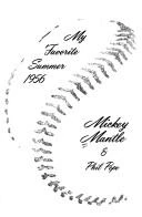 My Favorite Summer 1956 front cover by Mickey Mantle, Phil Pepe, ISBN: 0385412614