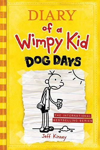 Dog Days 4 Diary of a Wimpy Kid front cover by Jeff Kinney, ISBN: 0810997517