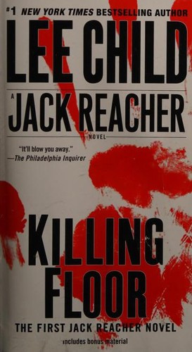 Killing Floor 1 Jack Reacher front cover by Lee Child, ISBN: 0515153656