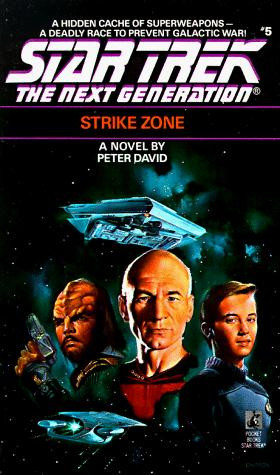 Strike Zone 5 Star Trek: The Next Generation front cover by Peter David, ISBN: 0671746472