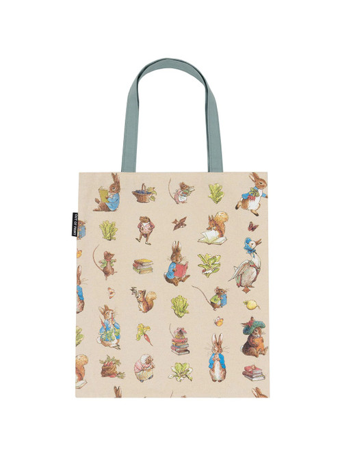 Peter Rabbit Pattern Tote Bag front cover by Out of Print, ISBN: 0593893298