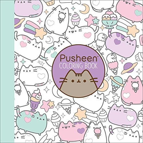 Pusheen Coloring Book front cover by Claire Belton, ISBN: 1501164767