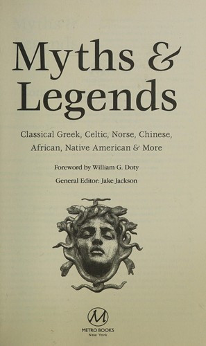 Myths & Legends front cover by William G Doty, ISBN: 1435150236