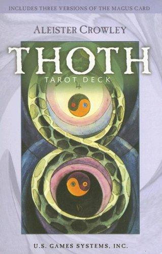 Thoth Tarot Deck front cover by Aleister Crowley, ISBN: 1572815108