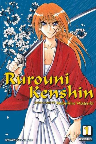 Rurouni Kenshin, Volume 1 (Vizbig Edition) front cover by Nobuhiro Watsuki, ISBN: 1421520737