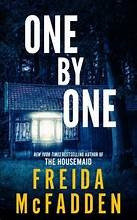 One by One front cover by Freida McFadden, ISBN: 1728296196